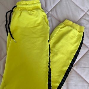***SOLD*** Yellow Track Pants